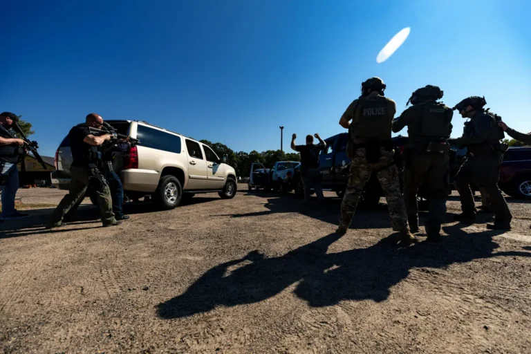Officers train Vehicle Suppression (PINs)